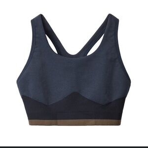 COS Sustainable Navy Seamless Sports Bra XS